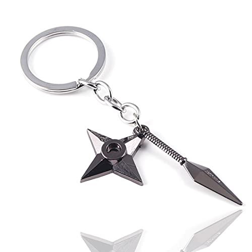 Shuriken and Kunai Keychain Jewelry Key Ring Gifts for Men Women Teen Boy GirlsΓ―ΒΌΕBackpack and Car Decor Shuriken and Kunai Keychain Jewelry Key Ring Gifts for Men Women Teen Boy GirlsΓ―ΒΌΕBackpack and Car Decor
