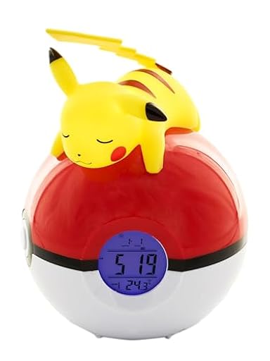 Reloj despertador Pokémon Pikachu con radio, único, 811354, amarillo, 12 x 15 x 11,5 cm (el embalaje puede variar) | Ya disponible en tu tienda friki favorita! En mundofriki.es! Reloj despertador Pokémon Pikachu con radio, único, 811354, amarillo, 12 x 15 x 11,5 cm (el embalaje puede variar) | Ya disponible en tu tienda friki favorita! En mundofriki.es!
