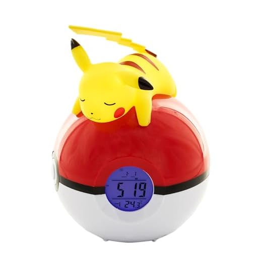 Teknofun - Pokemon Pikachu Light Up FM Alarm Clock - Réveil radio (ca 16cm) - 811354