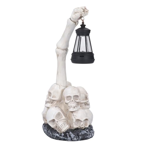 Lámpara Calavera Decorativa Solar para Halloween al Aire Libre - Fernando Cortés