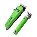 TPOB Slime 2 Ghost Black Clipper Trimmer Set Barber Hair Clippers for Men 6800 RPM with Rubber Case (Green)