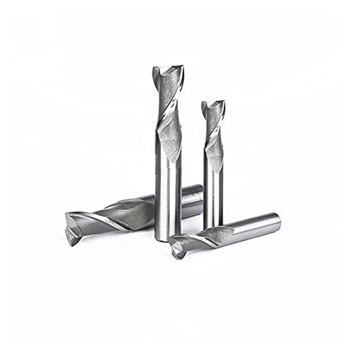 Fraise carbure tungstène HSS 2mm anti-bourrage pour usinage aluminium CNC
