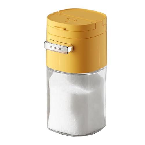 Pequeño Salero,Dispensador de Azúcar de Vidrio - Envase para Especias de Alta Transparencia, Suministros de Cocina para Hornear para Pimienta y Otros