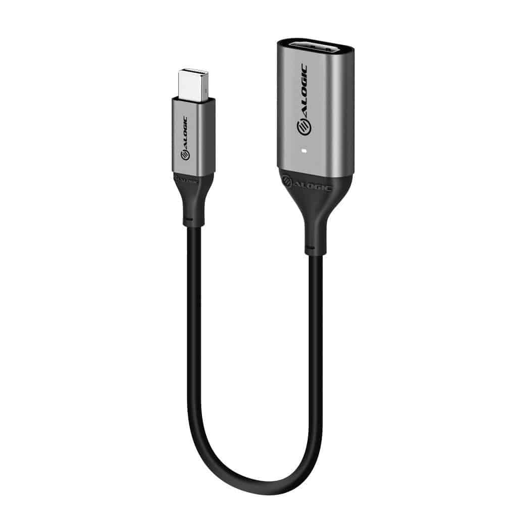 ALOGIC DisplayPort HDMI アクティブアダプター Alogic 20Cm Mini Displayport 1.4 to HDMI 2.0 4K 60Hz Active