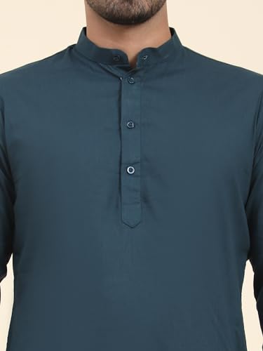 Image of SKAVIJ Mens Cotton Casual Wear Everyday Use Modern Kurta