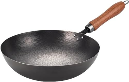 Wok ultraligero de titanio con tapa y mango frío