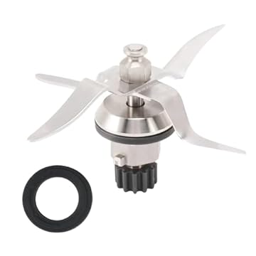 CINDTRGA Lama frullatore Compatibile con Monsieur Compatibile con Cuisine Plus Coltello Misto 12T Compatibile con Silvercrest SKMK1200A1/B2