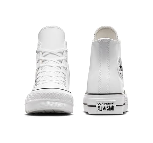 Converse Chuck Taylor All Star Platform Leather High-Top BASKETS À PLATEFORME Femme