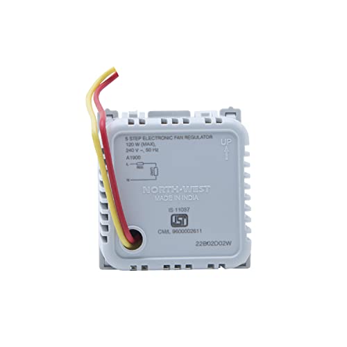 Image of Wipro Northwest Nowa Fan Regulator 5+1 Position Step Type, White (pack of 3)