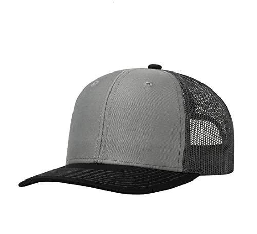 Image of Quanhaigou Trucker Hat - Mesh Snap Back - Unisex Adjustable Baseball Cap - Outdoor Hats for Men Women