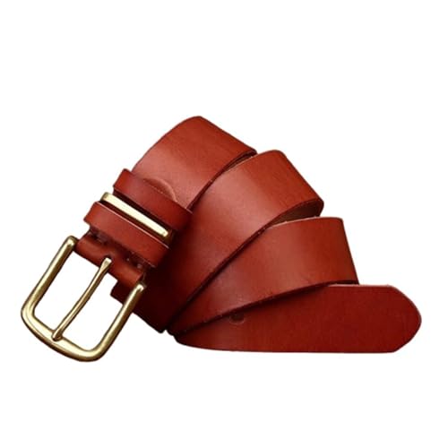 Ceinture en cuir pleine fleur homme vintage avec boucle ardillon