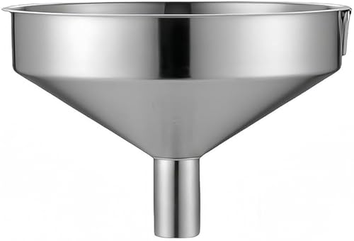 SLLS ジョウゴ 大きい ロート 広口 じょうご 大口径 304ステンレス製 漏斗 厚み 軽量 耐久性 大型 ファンネル ディスペンサー オイル ワイン キッチン用 バー ホテル レストラン 業務用 家庭用
