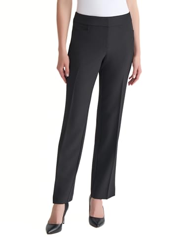 Kasper Plus-Size Crepe Trouser Pant Black