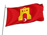 ➤ Alta calidad: La bandera está hecha de tela de poliéster de alta calidad. Ligera y vaporosa, puede ondear incluso con la brisa, puede exhibir su bandera en cualquier lugar.