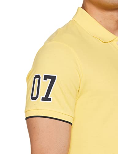 Image of Max Men Cotton Number Sleeve Slim Fit Polo