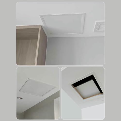 Trampilla pladur de aluminio con panel blanco para techos y paredes 6