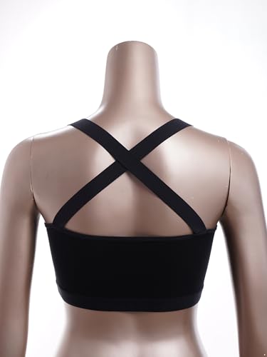 Kids Girls Training Bra Puberty Teens Bralette Cami Underwear Yoga Workout Crop Tank Tops Sportwear 6