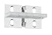 Produktbild Paulmann 70275 Duo Profil Fixture zur Befestigung von Duo Profil an Wand oder Decke 4er Pack Transparent Metall Kunststoff Zubehör für LED Strips
