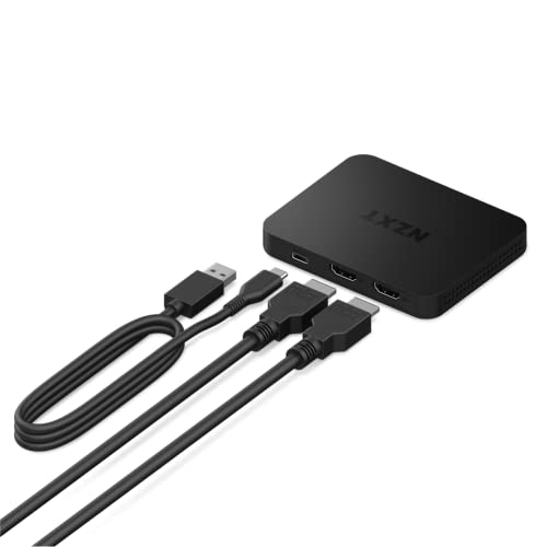 Image of NZXT Signal HD60 Full HD USB Capture Card - ST-EESC1-WW - HD60 (1080p) - Live Streaming and Gaming - Zero-Lag Passthrough - Open Compatibility