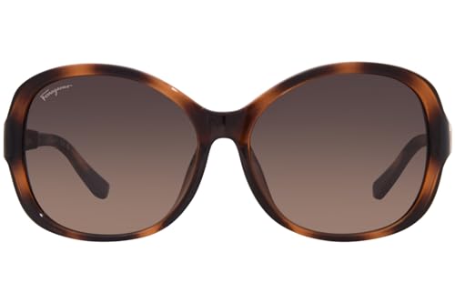 Salvatore Ferragamo Brown Gradient Butterfly Sunglasses SF744SLA 214 592