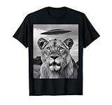 Funny Animal UFO Selfie Graphic Tees