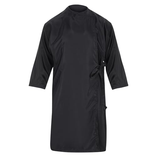 Gatuida Barber Cape, Hairdressing Gown with Sleeves, Waterproof Hair Cutting Cape with Adjustable Velcro Fastening, Fits All Neck Size for Unisex, Salon, Hairdresser, Hair Dye, Pet Grooming Coveralls