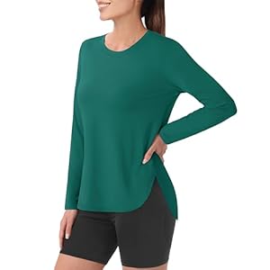MAGCOMSEN Women’s Sun Shirts SPF Long Sleeve Workout Tops Athletic UV Protection UPF 80+ Quick Dry T Shirt