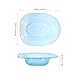 TEHAUX Toilet Seat Soaking Basin, Medical Grade Soaking Tub with Drain, Herbal Soak for Women and Elderly, Intimate Area Care and Inflammation Relief
