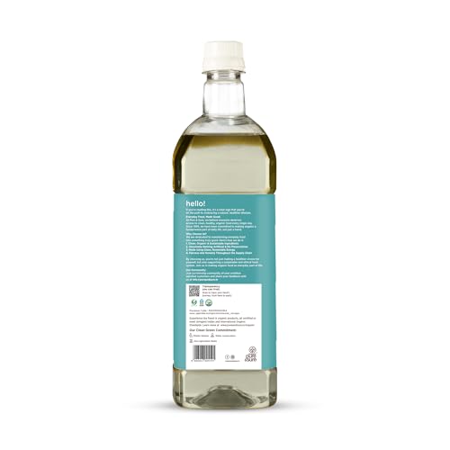 Image of Pure & Sure Organi Cold Pressed Coconut Oil 1L | Natural & Pure Nariyal Tel | Used for Cooking, Skin, Hair, Baby massage & Oil Pulling| Nutrient Rich & Chemical Free