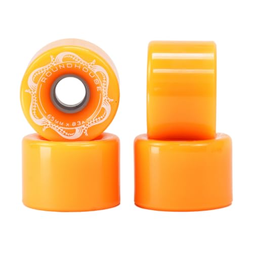 Carver Roundhouse Slick Skateboard-Rollen, 65 mm/83 A, Orange Glo