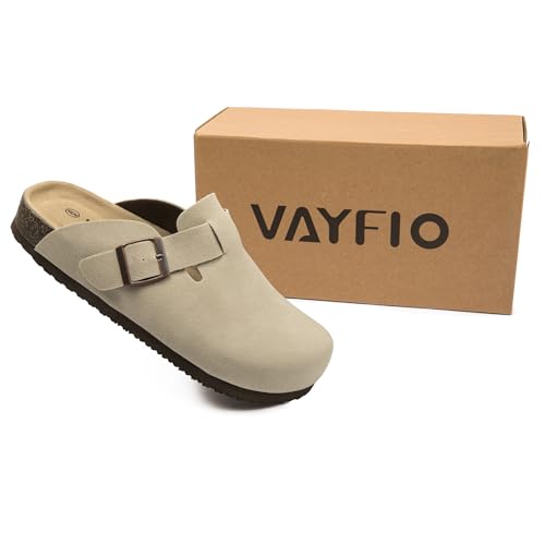 Image of Women Suede Clogs Casual Slip On Potato Mule Slippers