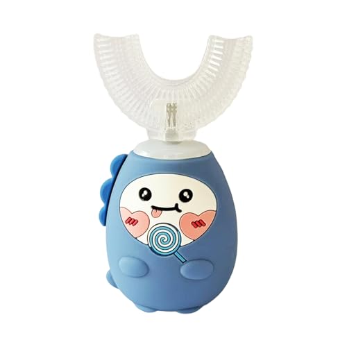 Cepillo de dientes eléctrico en forma de U, limpieza eficiente de las encías, 10,16 x 4,17 cm, cepillo de dientes en forma de U para niños, limpiador de dientes de boca completa, seguro y cómodo, para