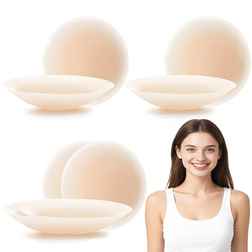 Fevaeno Nippelpads, 8 Stück Selbstklebende Nipple Cover für Damen mit...