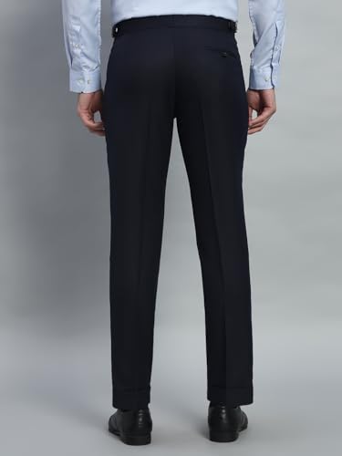 Image of Gurkha Pants for Men | Trouser for Men | Formal Pant | Double Button | Regular Fit Trouser High Waist Pleated Casual Trousers | Straight Leg Pants for Office Smart Casual Travel Party