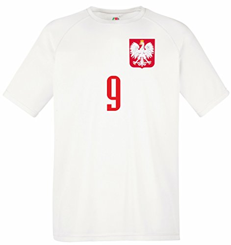 aprom Polen Kinder Trikot BR9 Polska Sport Fussball WM EM Kids (152)