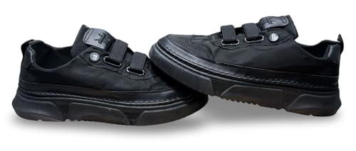 Image of Casual Platform Sneakers for Men, Chunky Sole, Lace-up Design