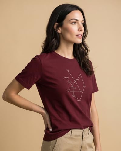 Image of Nobero Women's Graphic Printed T-Shirt | Regular Fit 180 GSM Cotton Tee for Women | Comfortable Round Neck Casual Wear