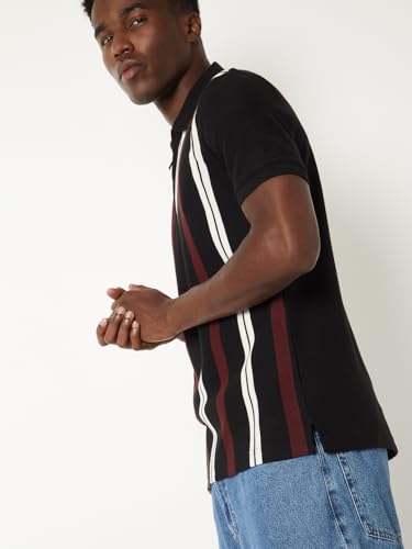 Image of Max Men Striped Polo T-Shirt