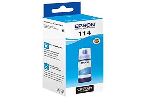 Epson - 114 EcoTank Cyan Ink Bottle