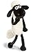 NICI The Sheep Peluches Shaun Le Mouton 25cm, 45845, Noir/Blanc