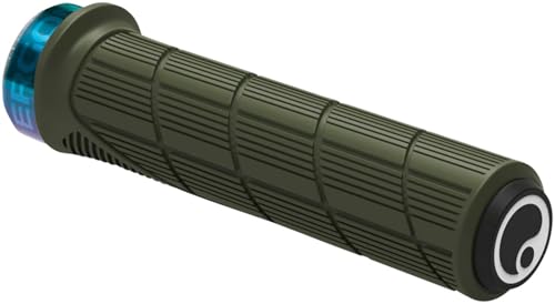 Grips GD1 EVO Factory vert Moss Frozen, qualité premium avec colliers Oil Slick