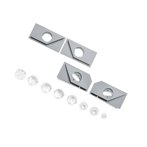 Couvercle de lumière LED F22 80mm cache protection pour avion RC