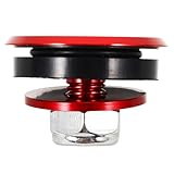 HORIALENCE リアワイパープラグ キャップ アルミ合製 車用後部ワイパーカバー 簡単取付け 汎用対応 車外アクセサリー