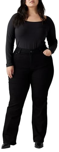 Levi's 725 Pl HR Bootcut Jeans, Midnight Gasa, 18 Lang para Mujer
