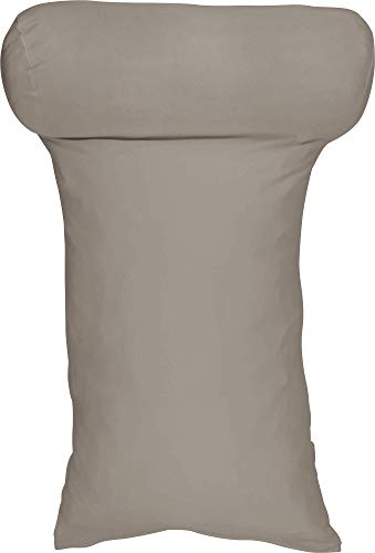 Hefel Kissenbezug f. Lesekissen Taupe Größe 40x80 cm Cover