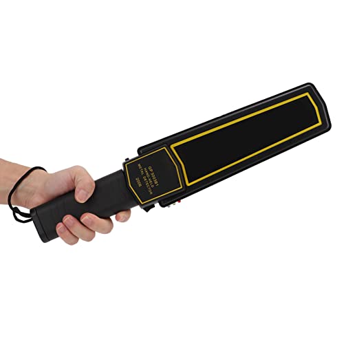 Ejoyous Detector de Metales, Pequeño Escáner de Seguridad Portátil con Varita, Área de Sonda Grande, Vibración, Detección Rápida, Alta Sensibilidad, para Inspección de Seguridad en