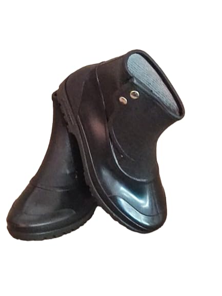 Image of 7 Star Water Gumboots with 2 Button Mid Ankle Soft And Flexible PVC Upper