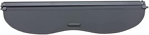 DAYKET Voiture Étagère Arrière Rétractable De Coffre pour Renault Kadjar 2016-2021, Cache Bagages Housse Colis Cargo Rideau Bouclier SéCurité,B/Black