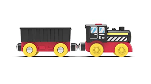 Train Track Accessories Battery Operated Action Locomotive Train, Magnetic Train Toy For Wooden Tracks, Motorized Train Fits For All Major Brand Train Set For Toddlers (Battery Not Included) #TOP5