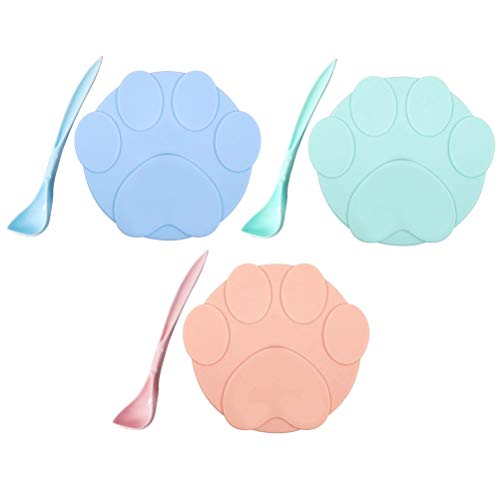 Alimentos enlatados para animais de estimação com tampa, tampa de silicone de conservação fresca, al